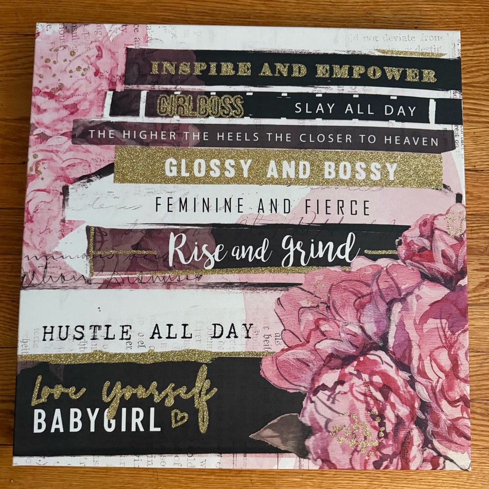 Wynwood Studio Canvas Inspire and and Empower Collection Fashion Book Paintings